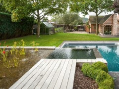 DCPools bvba Zone filtrée donnant sur la pataugeoire