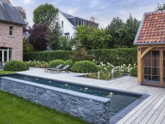 't Groene Plan Couleur d’eau unique  grâce au film blue grey 